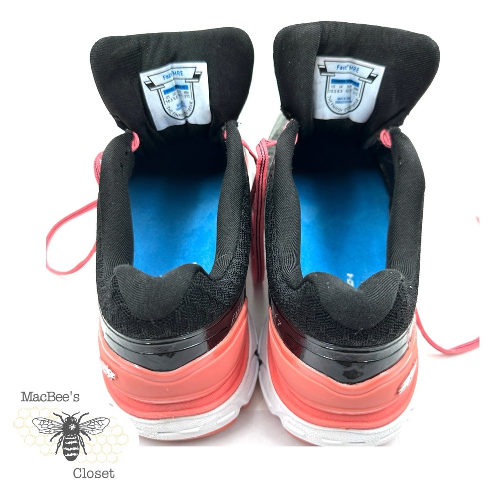 KARHU Fast 7 MRE Womens Running Athletic Shoes Black Gray Coral Size 10.5 - Picture 15 of 16